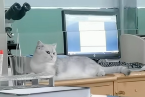 检验科上班时间养猫？当地卫健委回应
