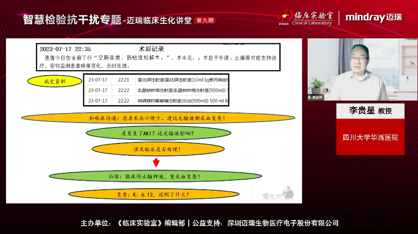 李贵星——高血钾分析处理流程案例分享
