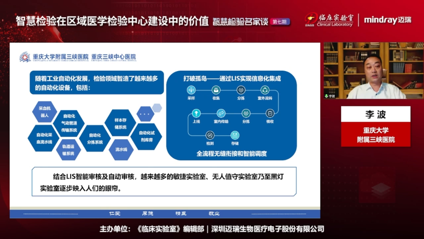 李波——区域医学检验中心成本运营管理的挑战与实践