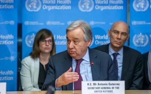 联合国秘书长称赞中国人民“为全人类做出贡献”